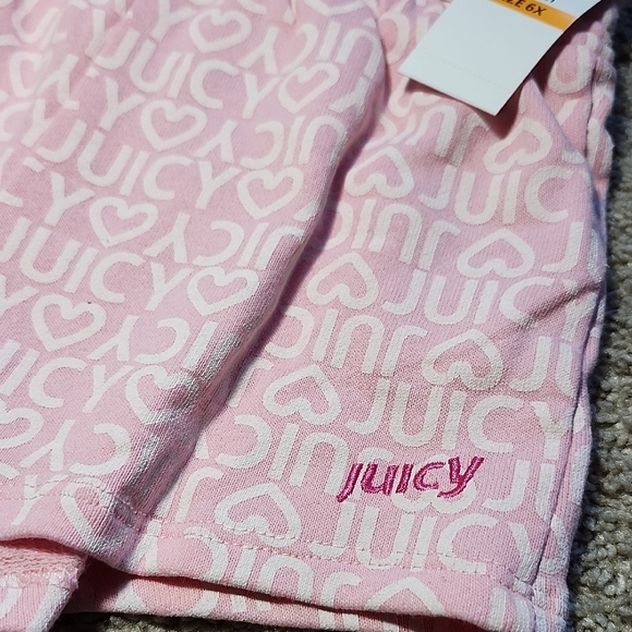 Juicy Couture Light Pink Kids Pajama Set - Picture 6 of 8
